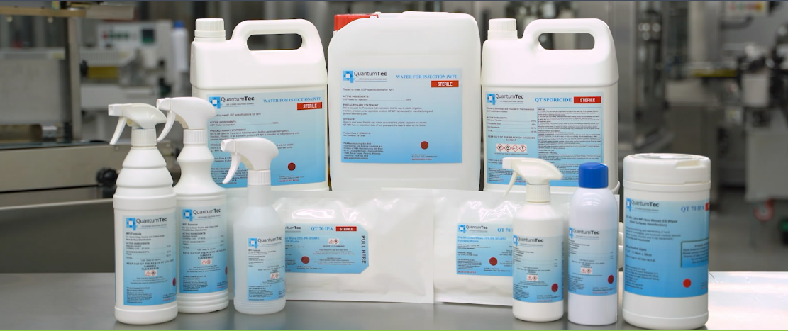 QuantumTec Cleanroom Disinfection - Hoá chất khử trùng phòng sạch