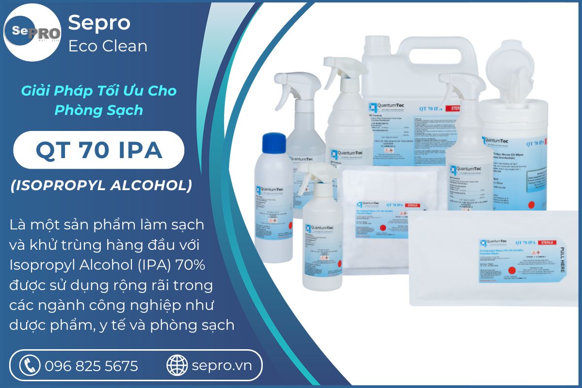 QuantumTEC IPA 70 - Giải Pháp Khử Trùng Hiệu Quả