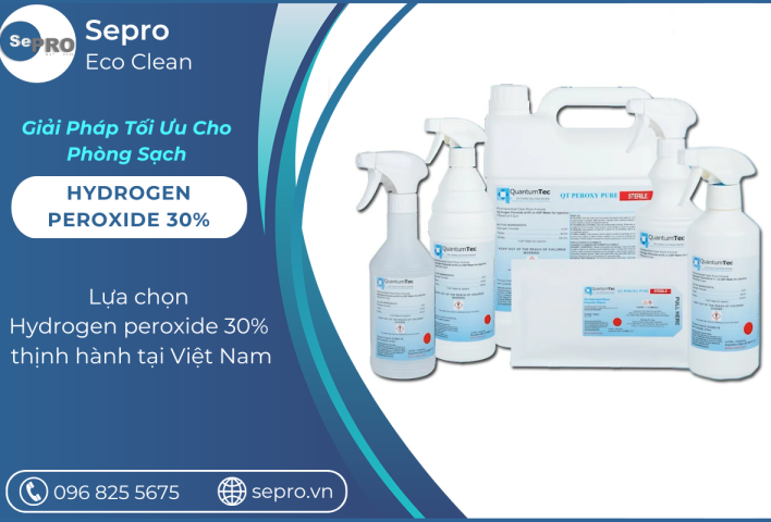 Hydrogen peroxide 30% thịnh hành tại Việt Nam