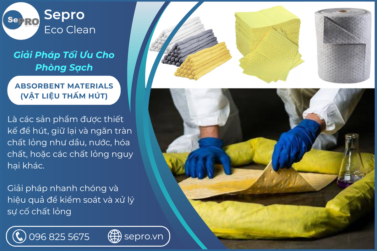 Sepro Absorbent Materials (Vật liệu thấm hút )