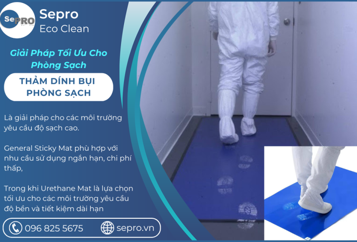 Sepro THẢM DÍNH BỤI PHÒNG SẠCH