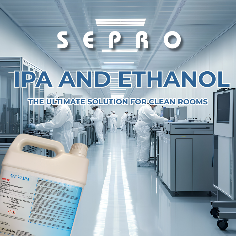 IPA and Ethanol disinfectants for pharmaceutical cleanroom applications