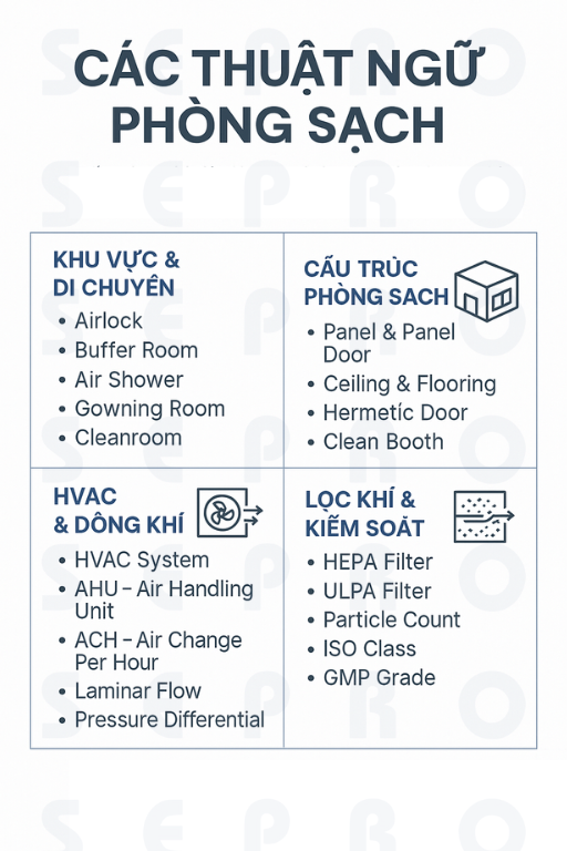 Các thuật ngữ phòng sạch
